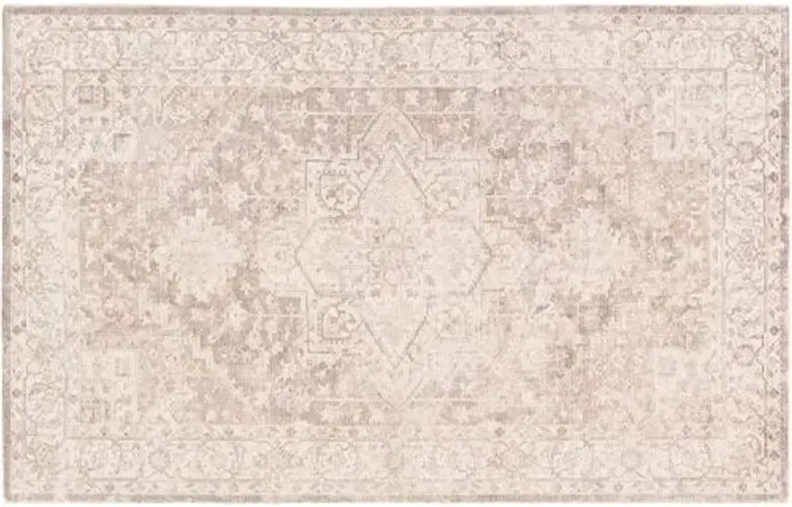 August Hand-Knotted Rug - Camel/Brown - Beige - Beige