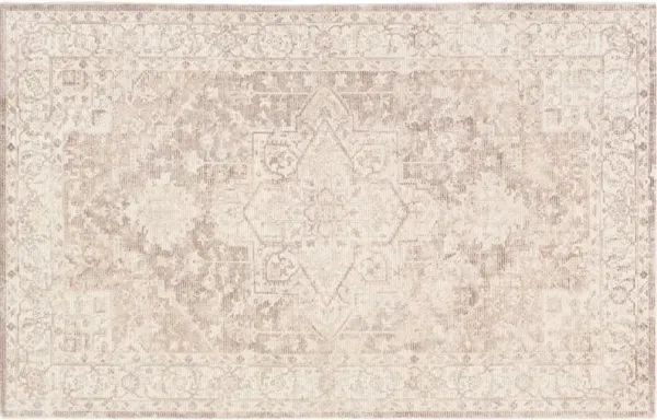 August Hand-Knotted Rug, Camel/Brown
