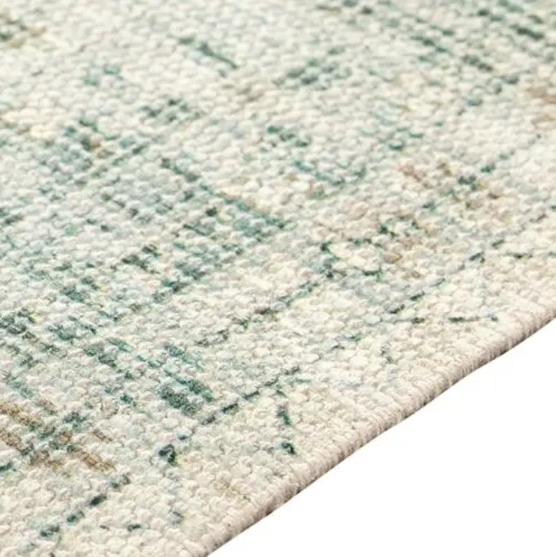 Lisa Handwoven Rug - Green - Green