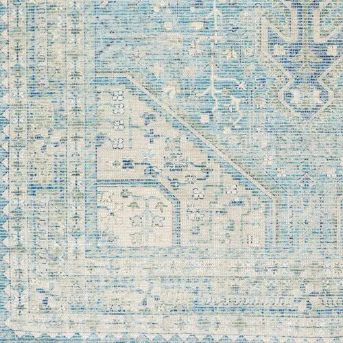 Lisa Handwoven Rug - Sky Blue/Sage - Blue