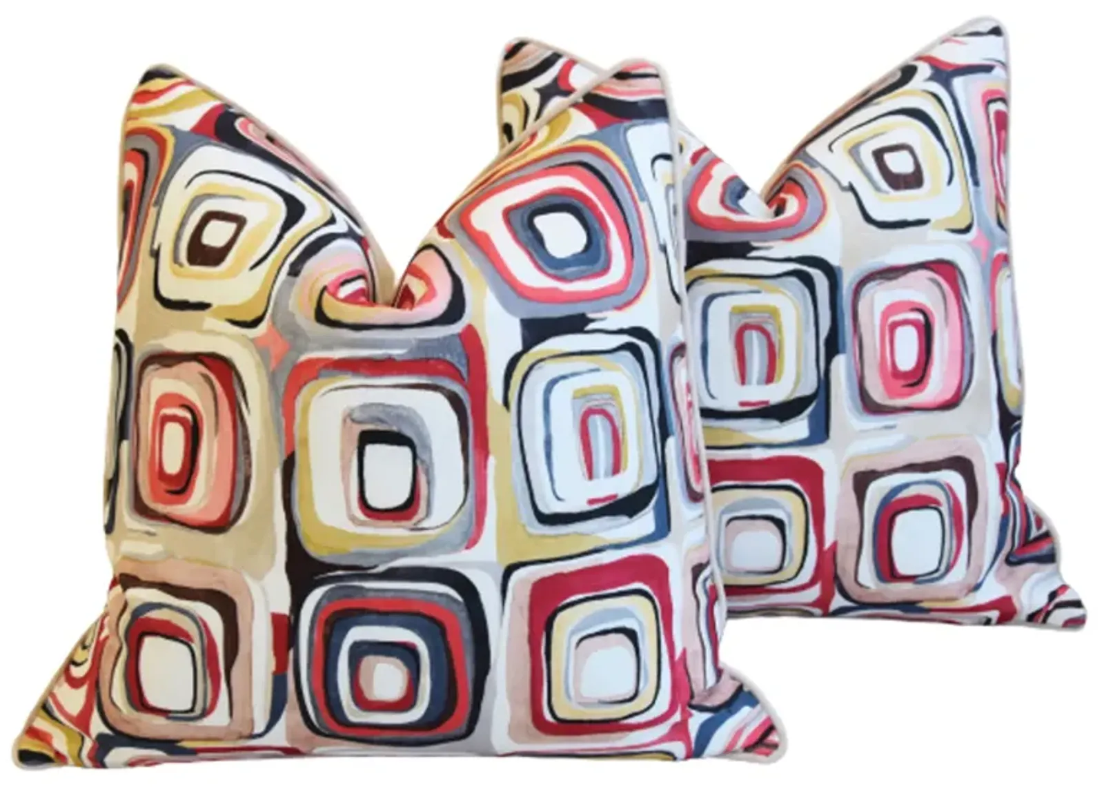 Contemporary Geometric Pillows - Set of 2