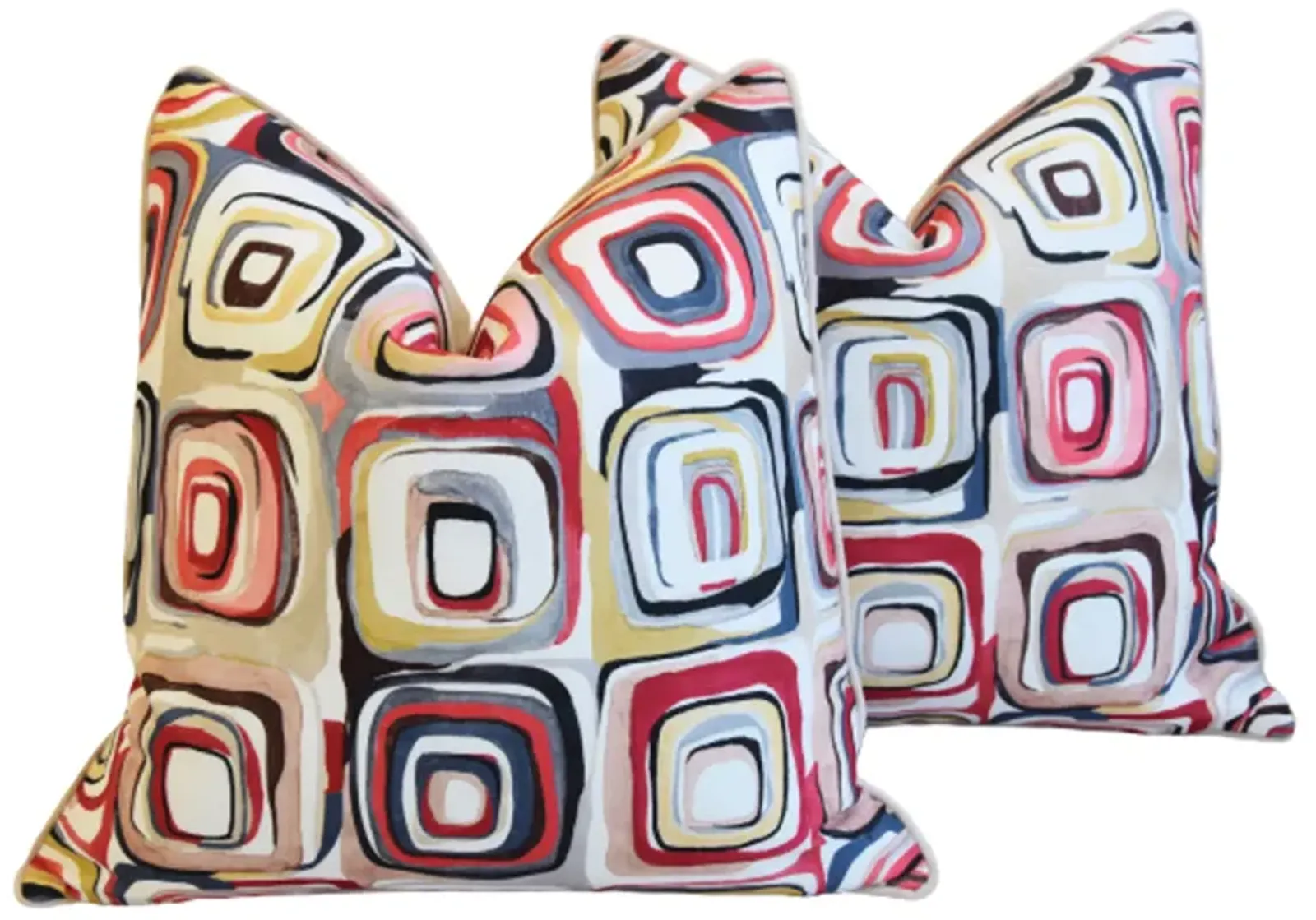 Contemporary Geometric Pillows - Set of 2