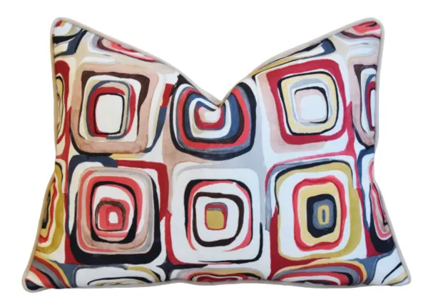 Contemporary Modern Geometric Pillow