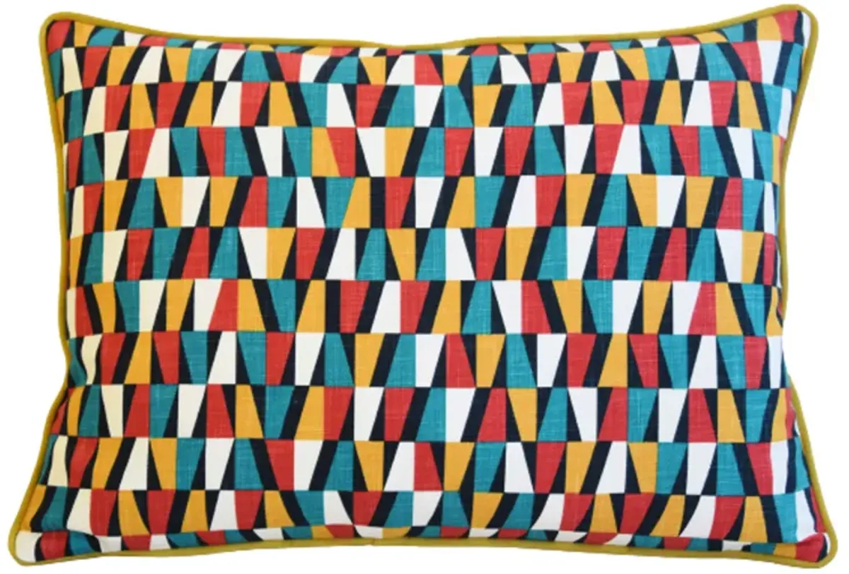 Geometric Multicolor Pillow