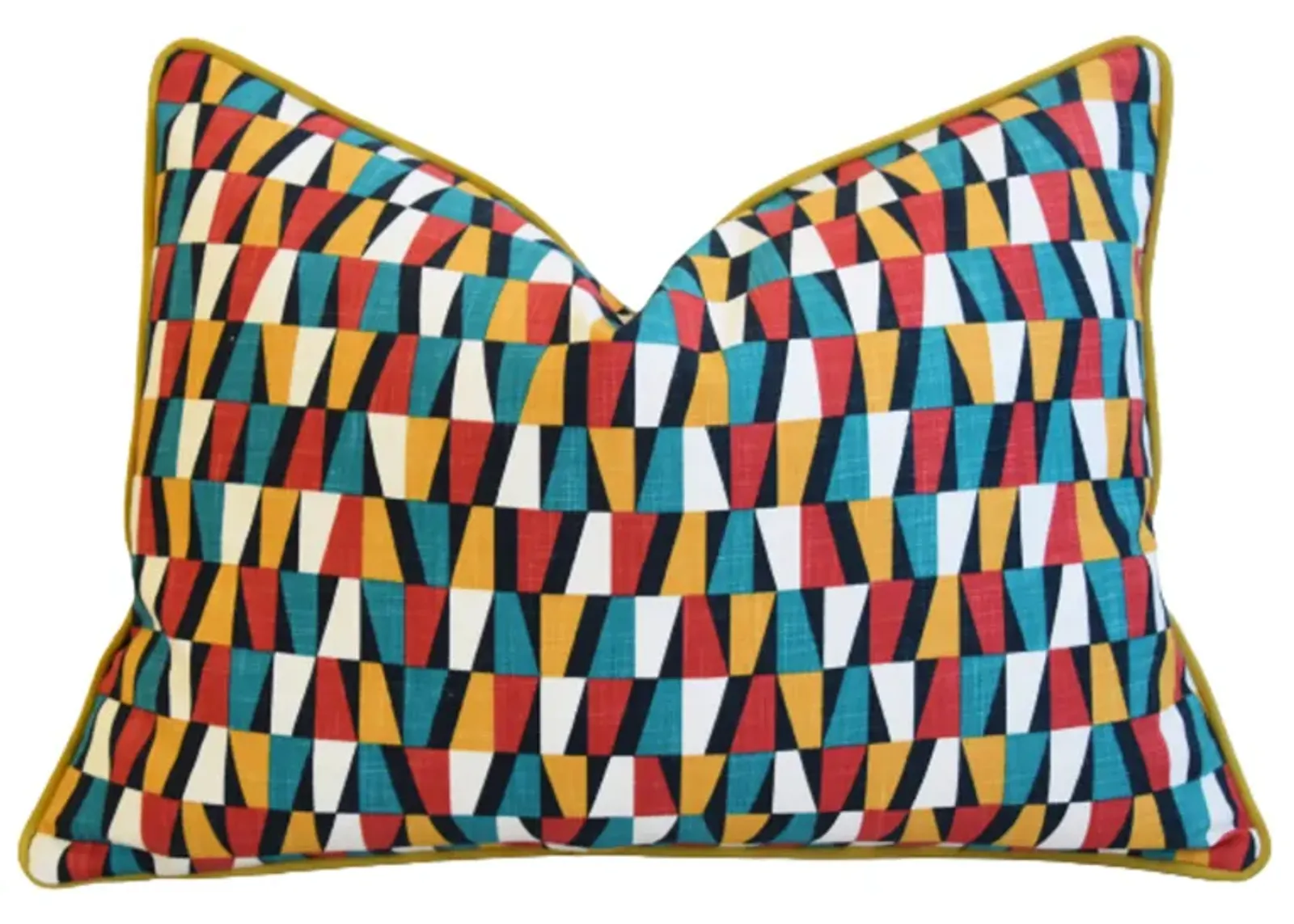 Geometric Multicolor Pillow