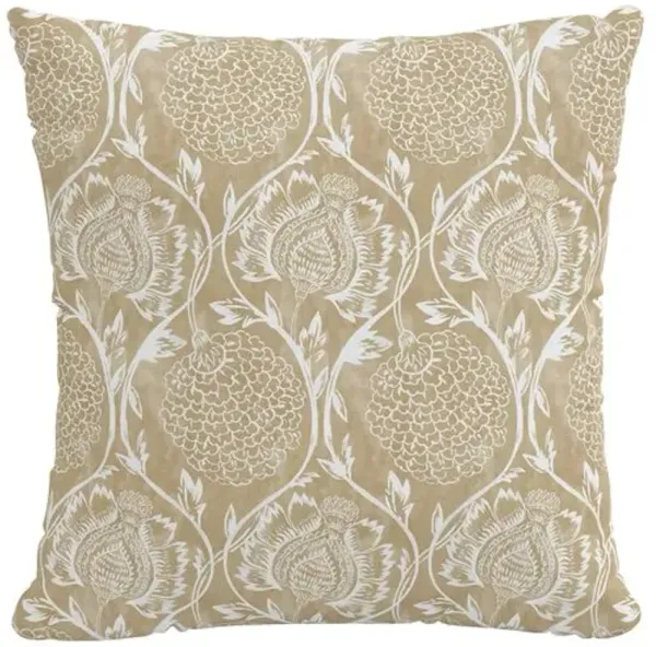 Ranjit Floral Outdoor Pillow - Handcrafted