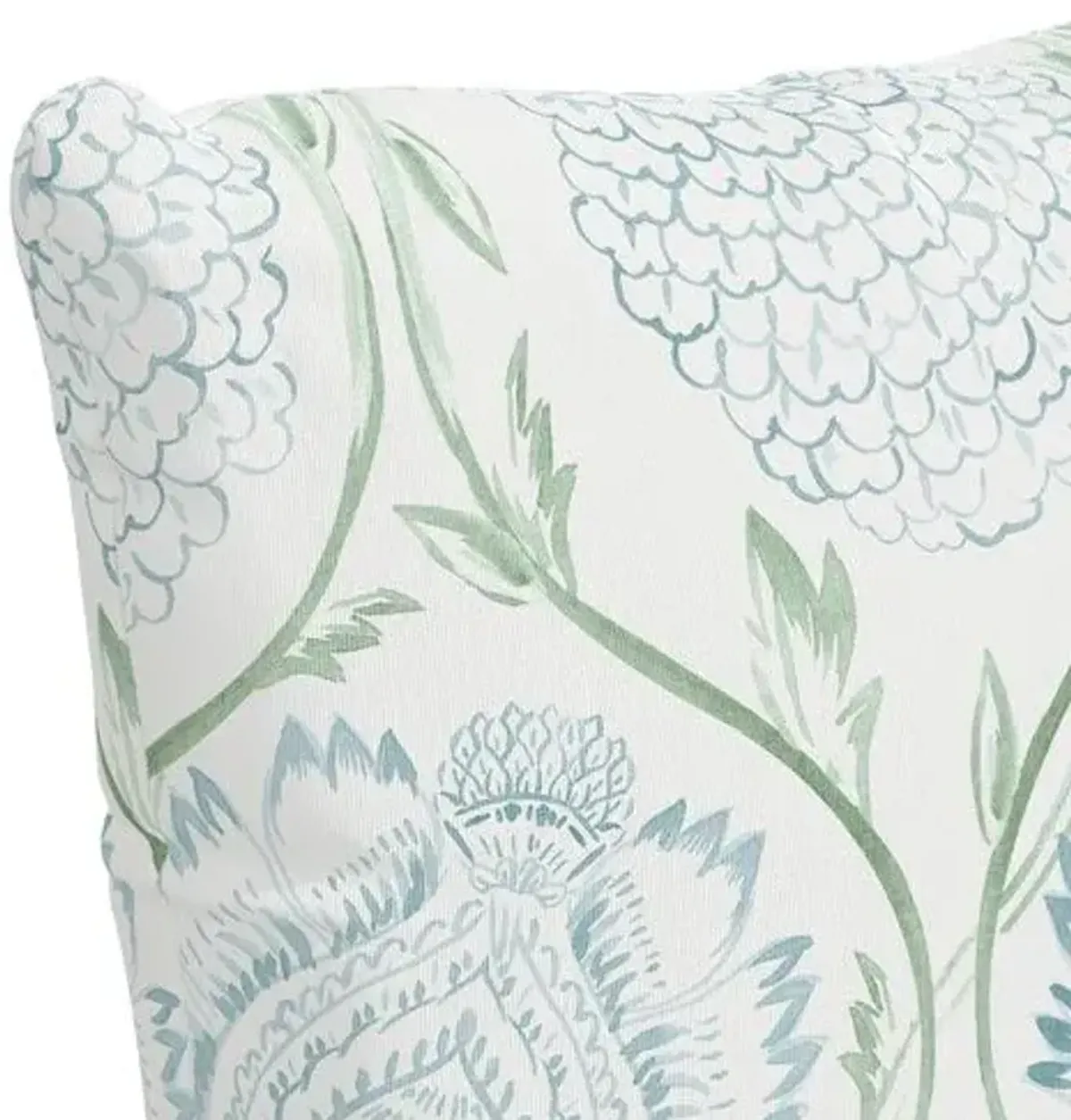 Ranjit Floral Outdoor Pillow - Handcrafted