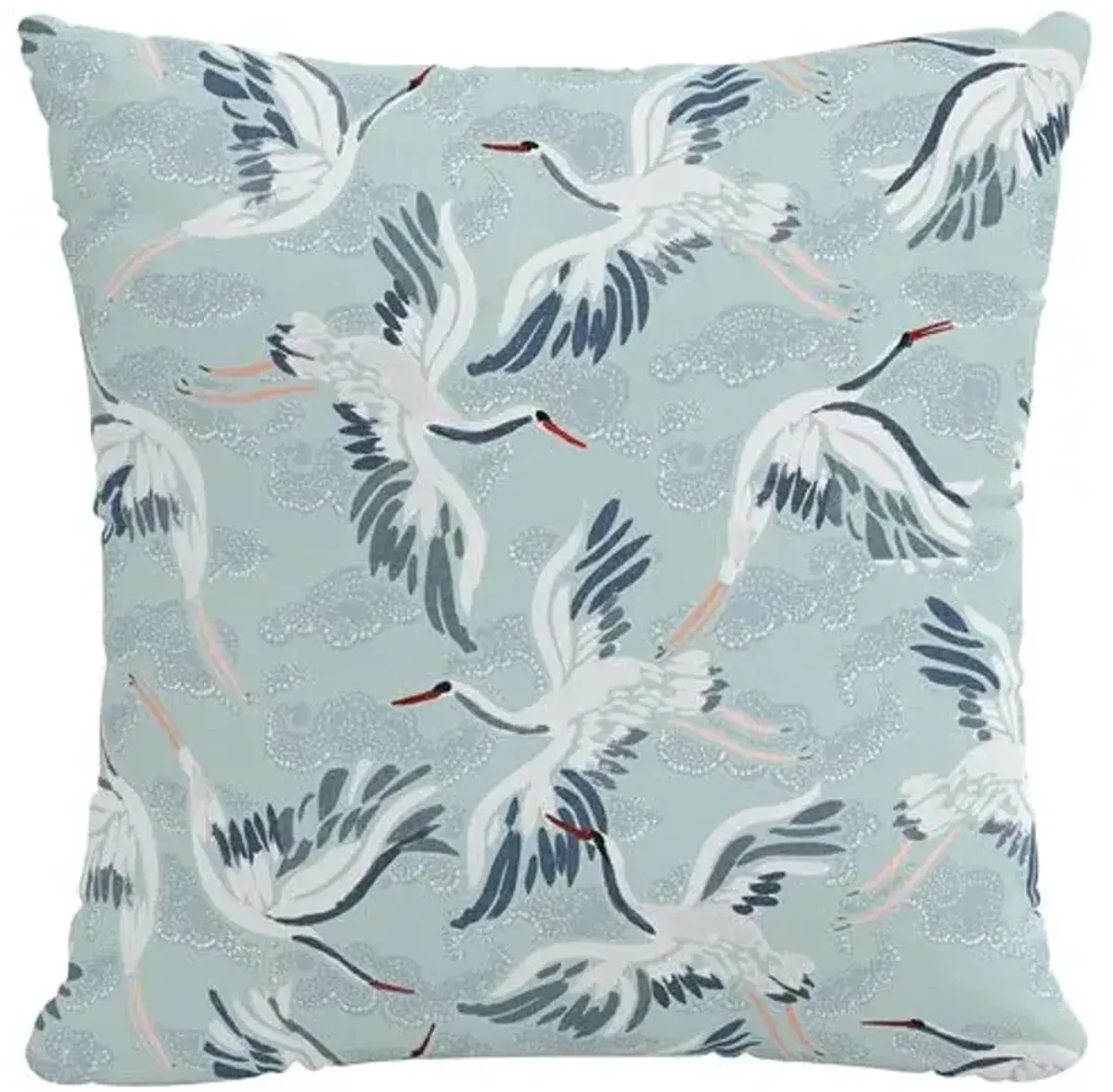 Cranes Outdoor Pillow