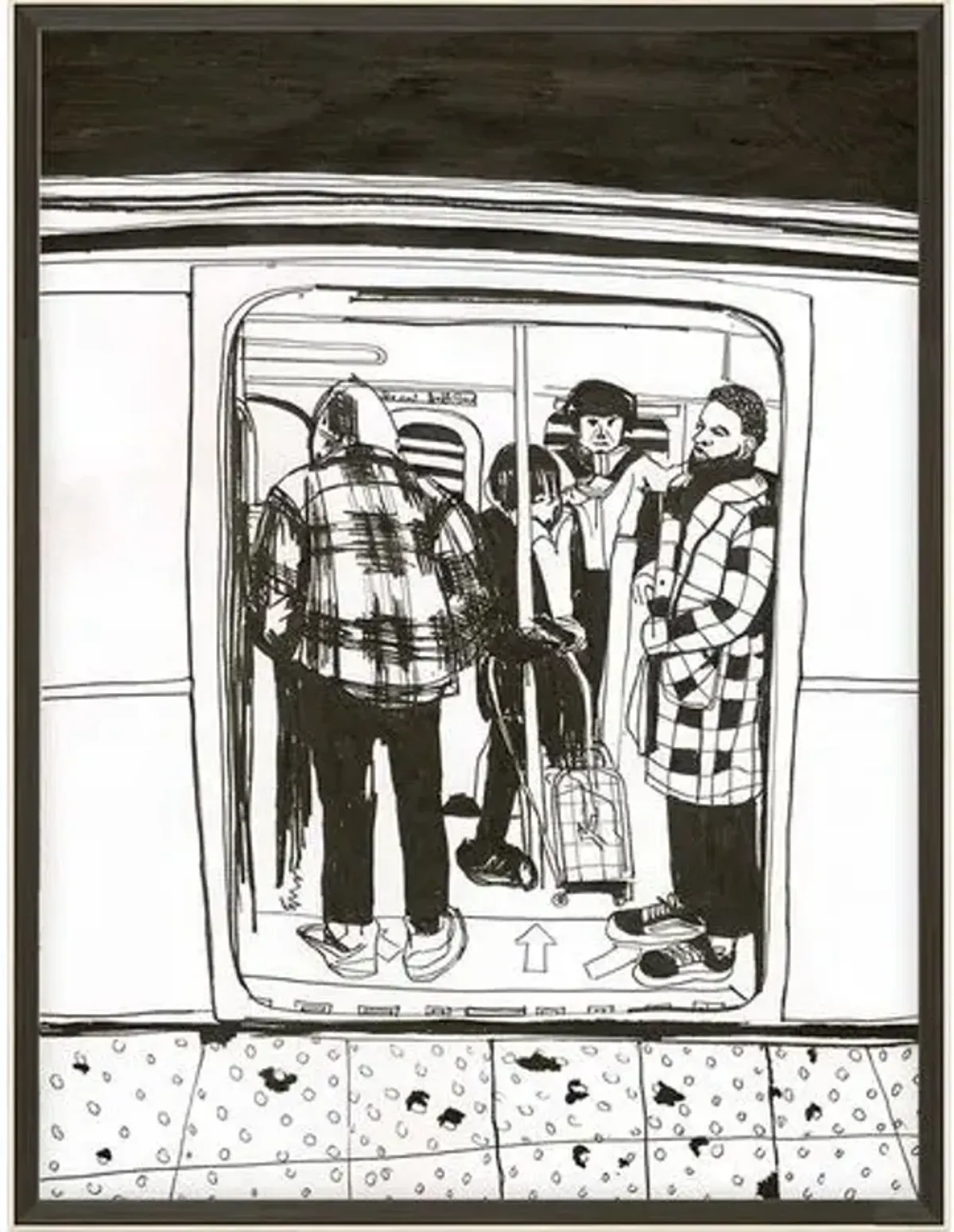 Alison Jones - Subway Plaid Jacket - Zoe Bios Creative