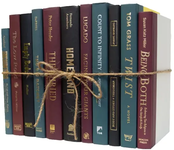 Decorative 1-Foot Book Bundle, Winter Berry