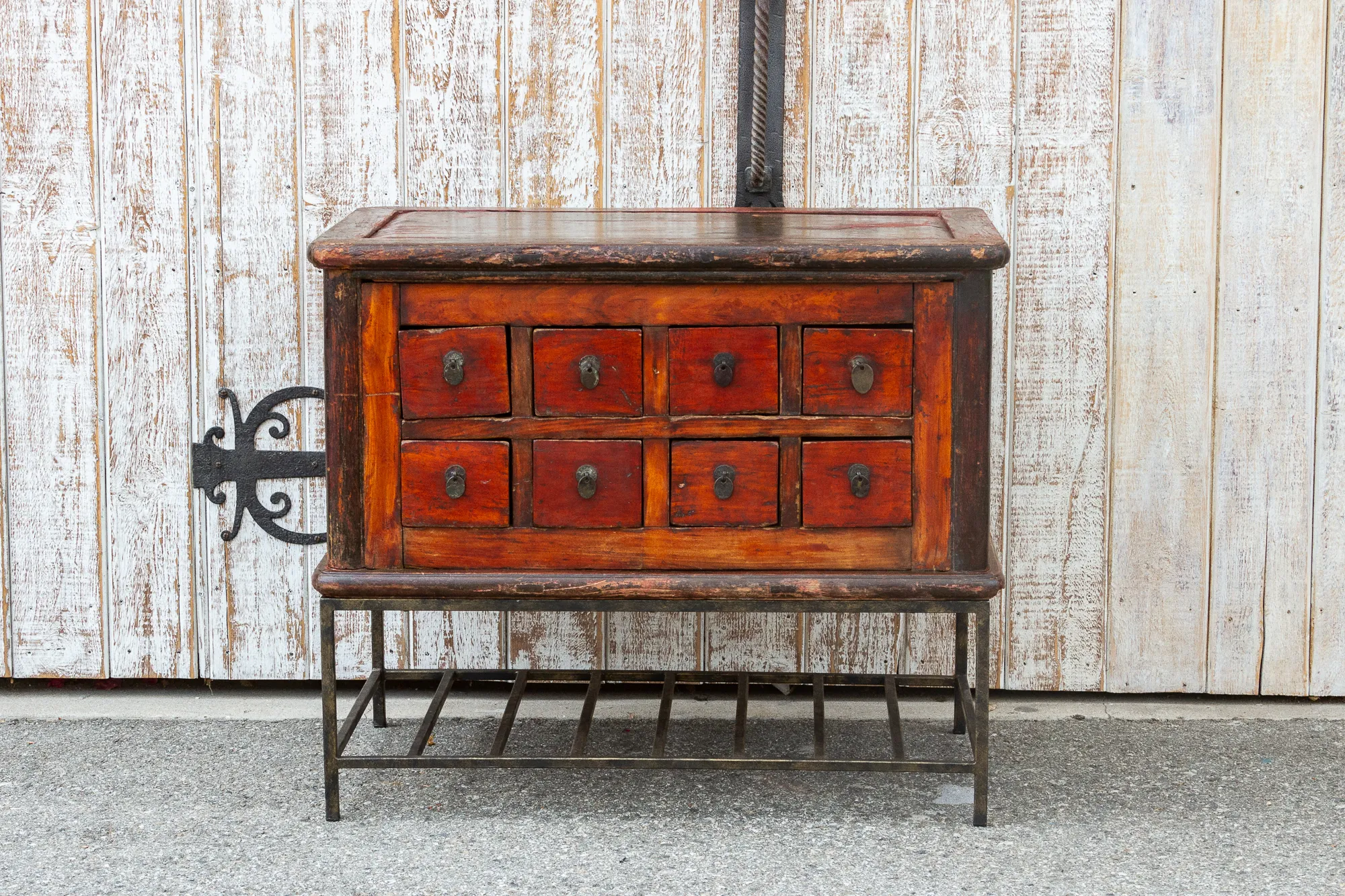 19th C. Chinese Dresser on Stand - de-cor - Brown