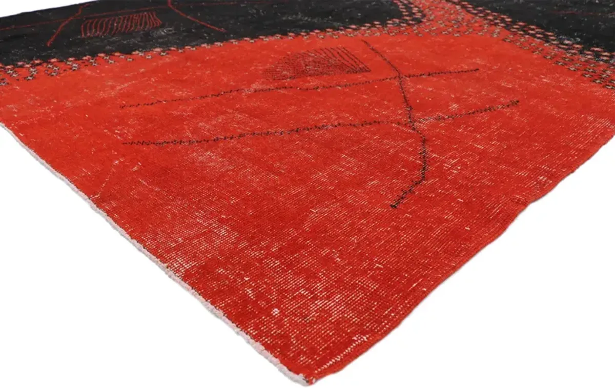 Zeki Muren Turkish Rug - 6'9 x 9'8 - Esmaili Rugs & Antiques - Red - Red