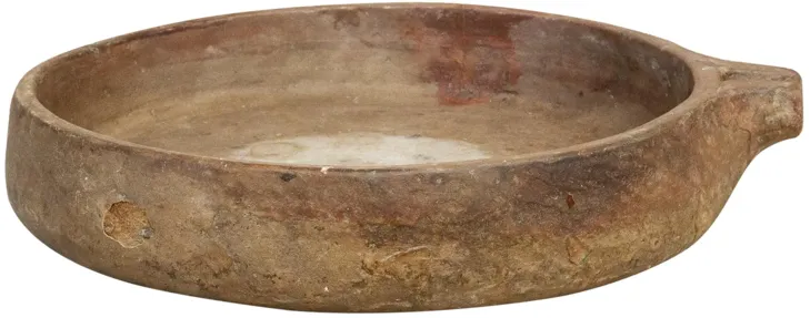 Tribal Indian Stone Kundi Bowl - de-cor - brown