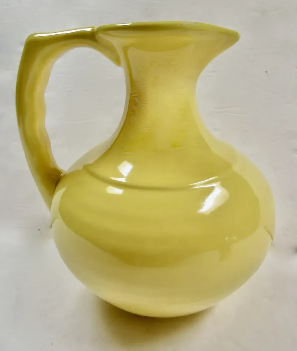 1940s California Pottery Carafe - The Emporium Ltd. - Yellow