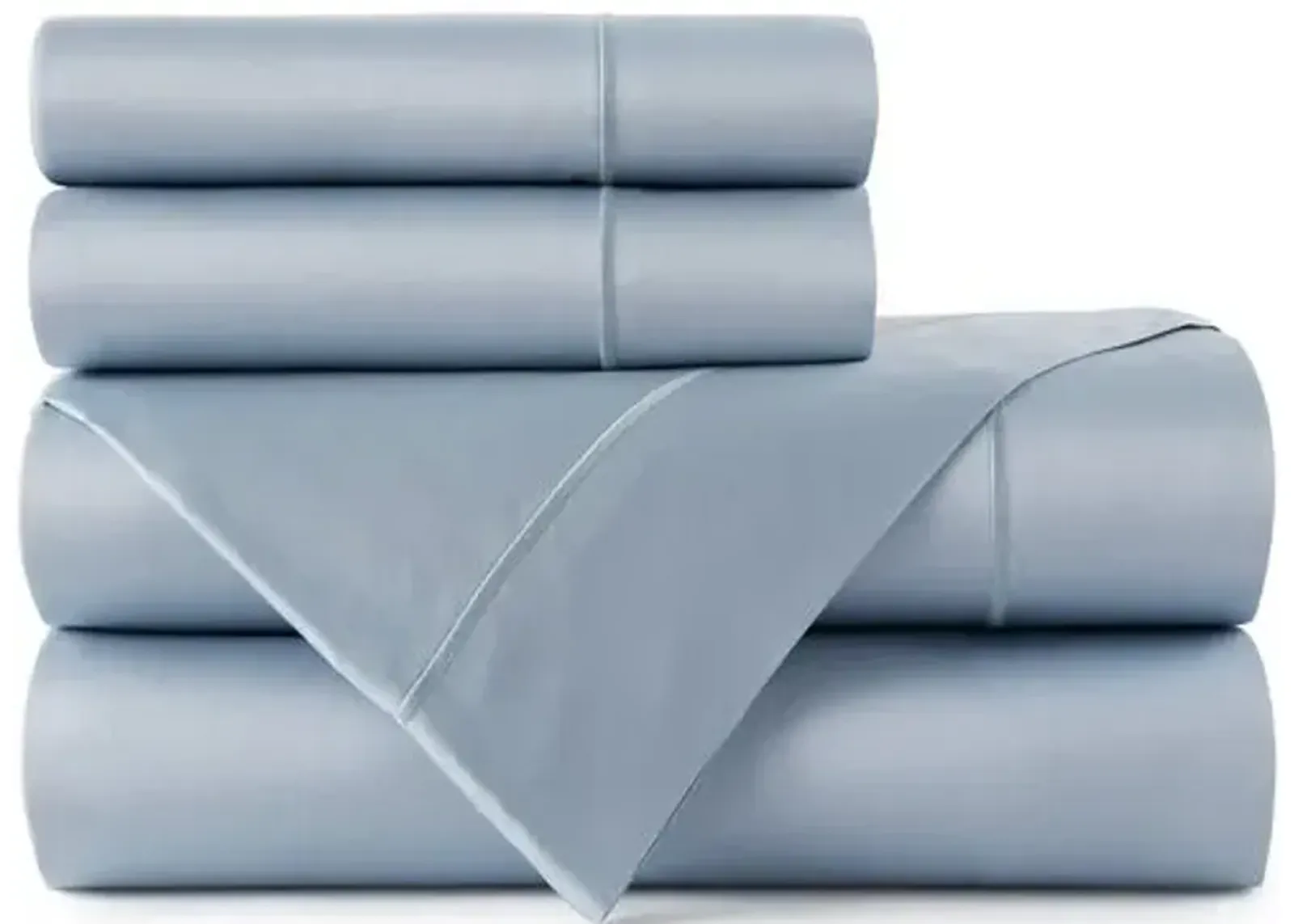 Soprano Sheet Set - Peacock Alley - Blue, 300 Thread Count, Egyptian Cotton Sateen, Soft and Luxurious