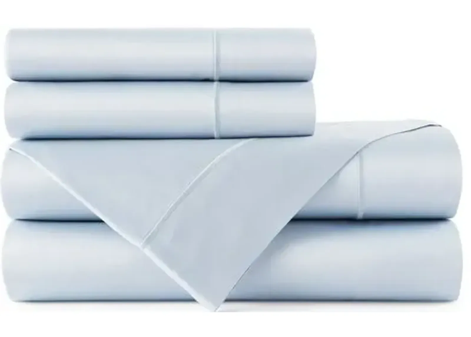 Soprano Sheet Set - Peacock Alley - Blue, 300 Thread Count, Egyptian Cotton Sateen, Soft and Luxurious