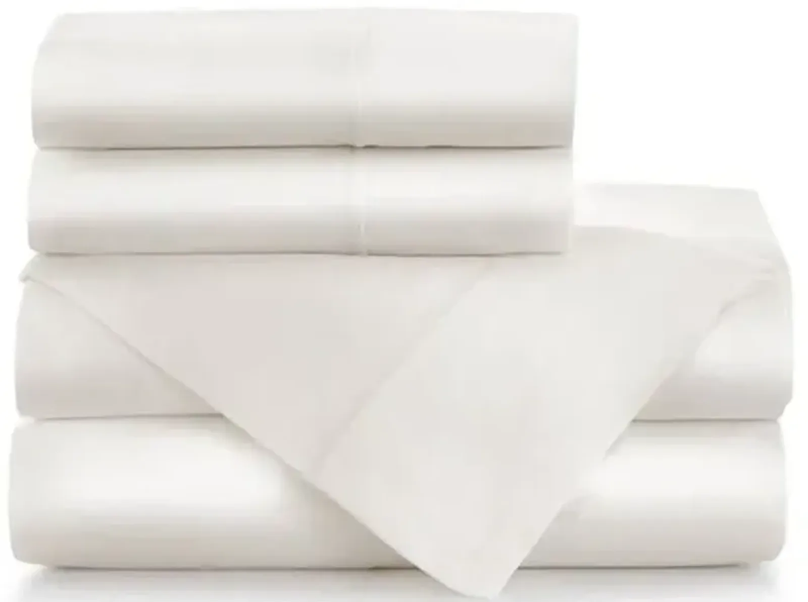 Soprano Sheet Set - Peacock Alley - White, 300 Thread Count, Egyptian Cotton Sateen, Soft and Luxurious