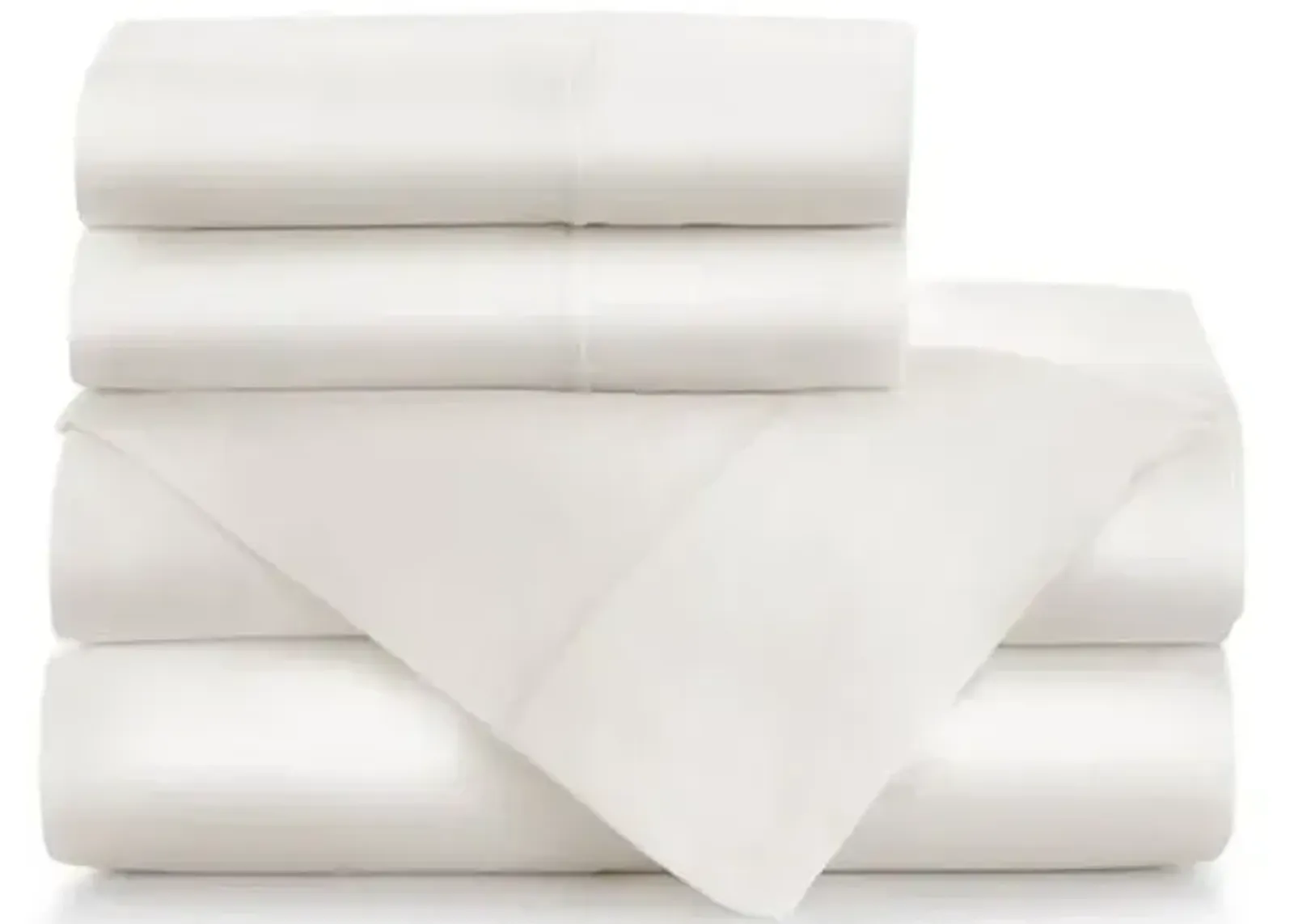 Soprano Sheet Set - Peacock Alley - White, 300 Thread Count, Egyptian Cotton Sateen, Soft and Luxurious