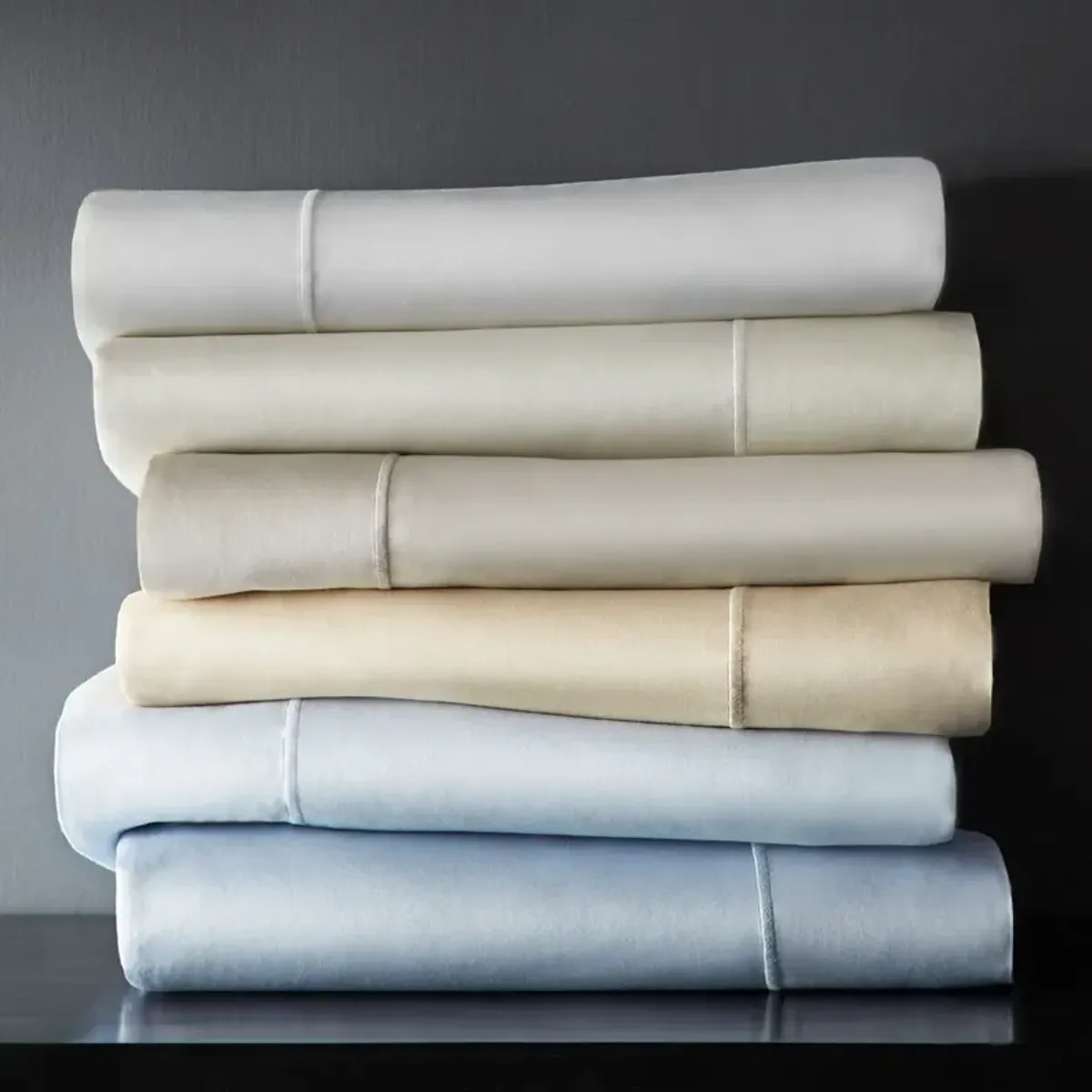 Soprano Sheet Set - Peacock Alley - White, 300 Thread Count, Egyptian Cotton Sateen, Soft and Luxurious