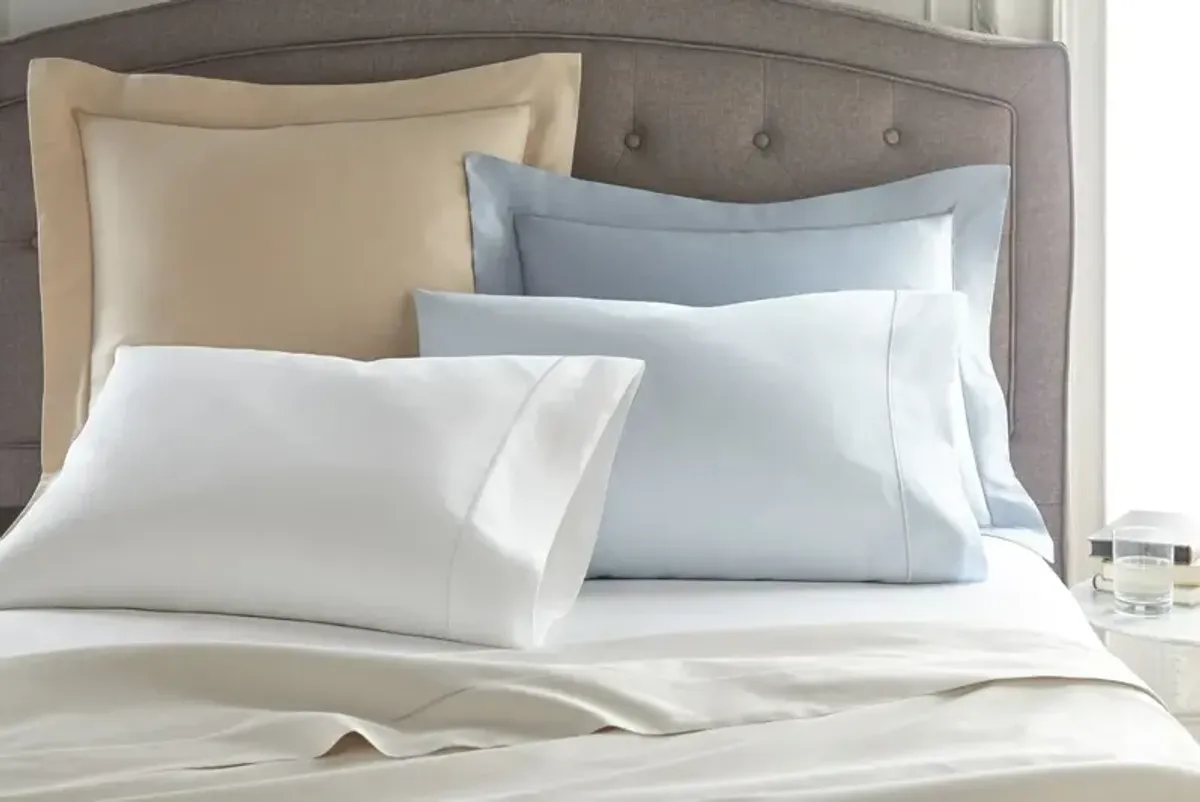 Soprano Sheet Set - Peacock Alley - White, 300 Thread Count, Egyptian Cotton Sateen, Soft and Luxurious
