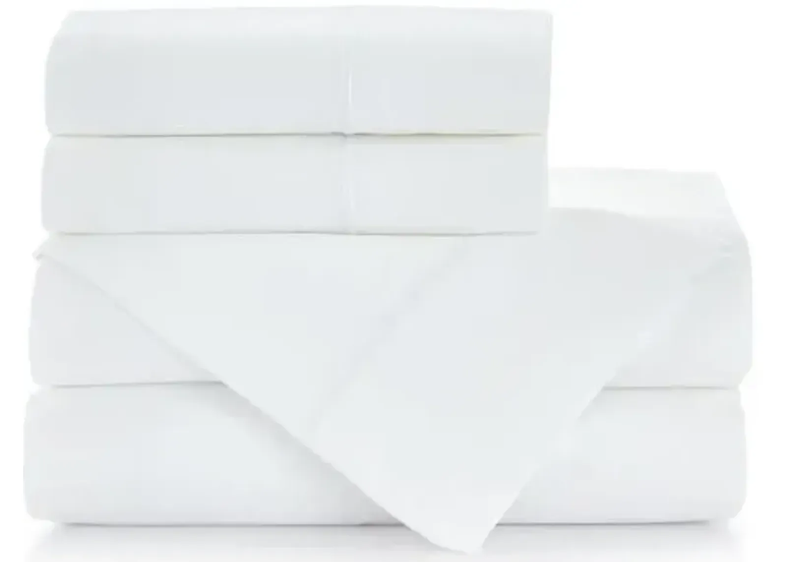 Soprano Sheet Set - Peacock Alley - White, 300 Thread Count, Egyptian Cotton Sateen, Soft and Luxurious