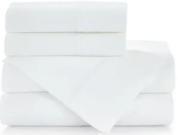 Soprano Sheet Set - Peacock Alley - White, 300 Thread Count, Egyptian Cotton Sateen, Soft and Luxurious