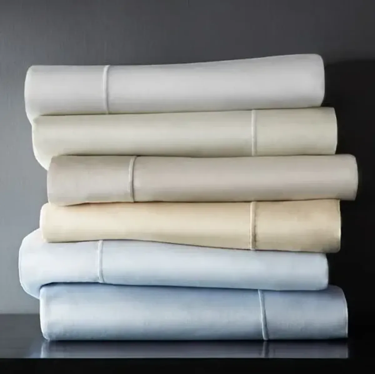 Soprano Sheet Set - Peacock Alley - Beige, 300 Thread Count, Egyptian Cotton Sateen, Soft and Luxurious