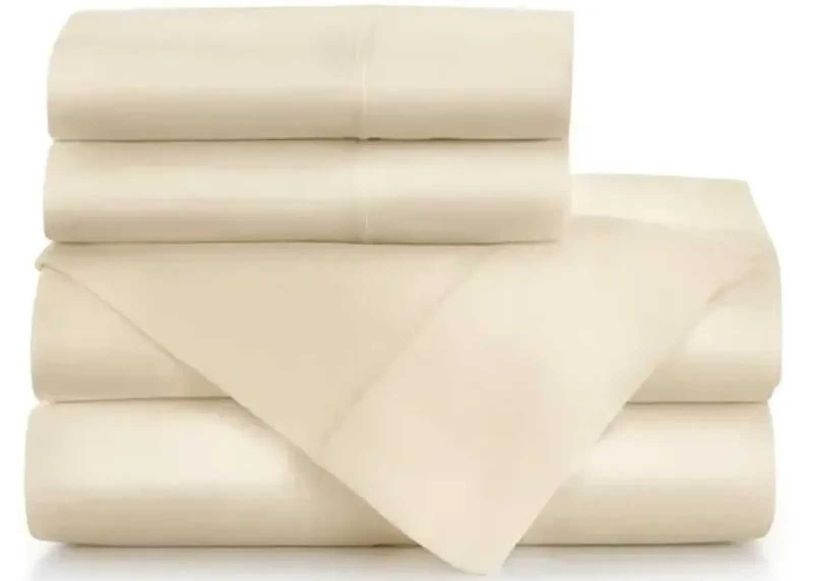 Soprano Sheet Set - Peacock Alley - Beige, 300 Thread Count, Egyptian Cotton Sateen, Soft and Luxurious