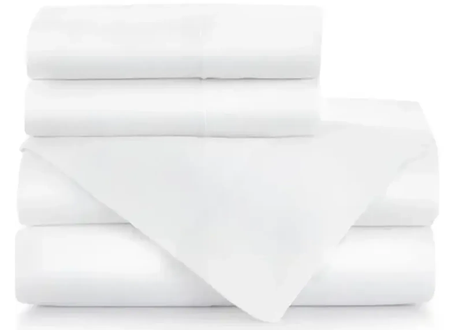 Soprano Sheet Set - Peacock Alley - White, 300 Thread Count, Egyptian Cotton Sateen, Soft and Luxurious