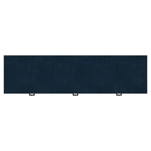 Kos Raffia 3-Door Sideboard - Navy - Blue