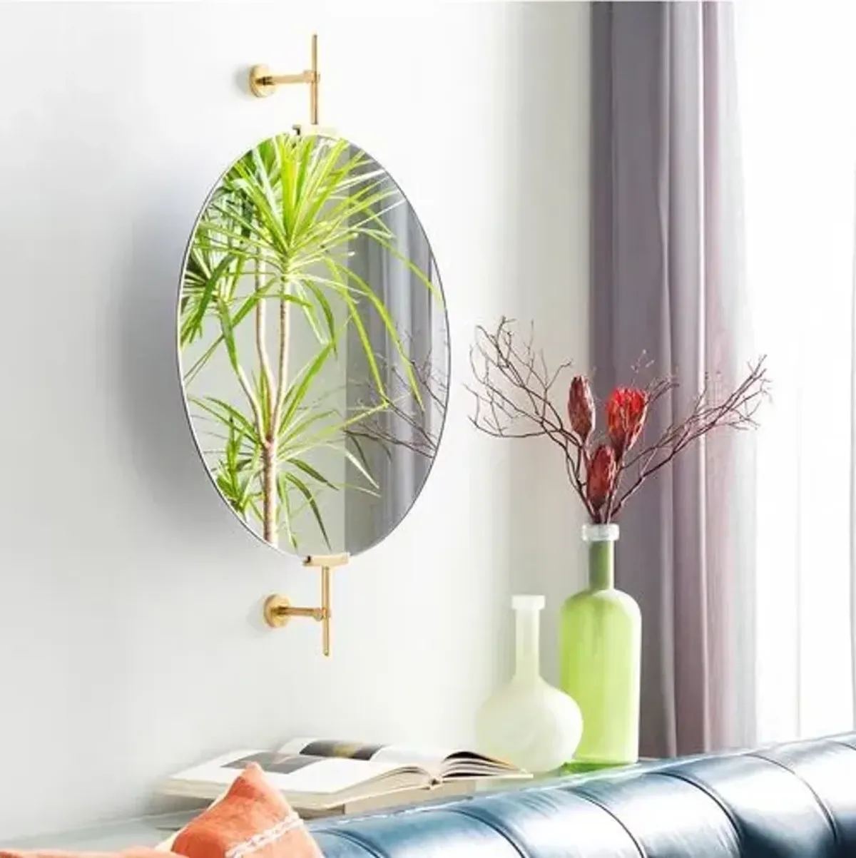 Ava Wall Mirror - Gold