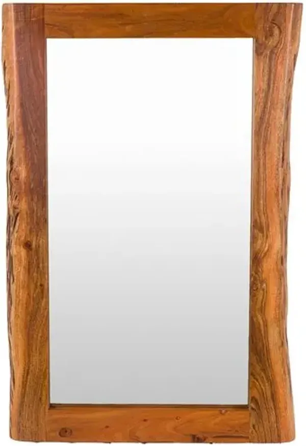 Boden Small Wood Wall Mirror - Natural