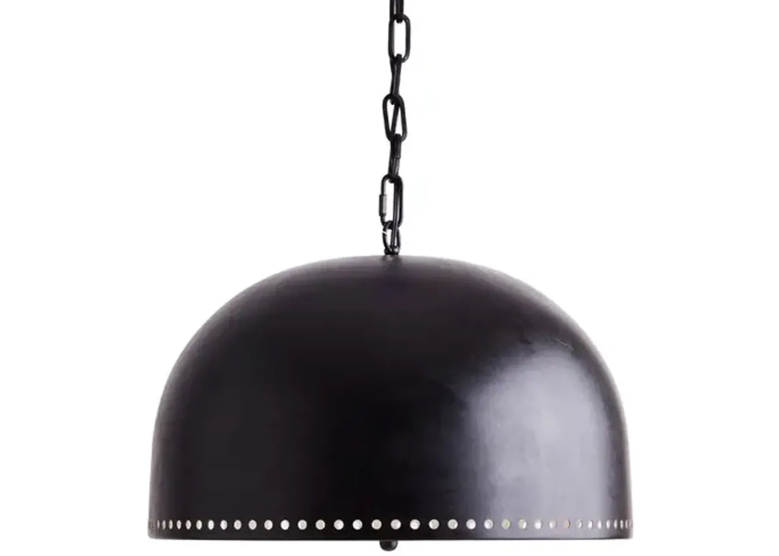 Visual Comfort - Theo Dome 18" Pendant - Bronze - Black