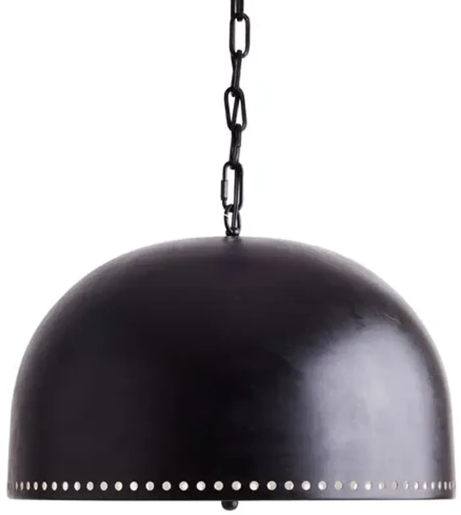 Visual Comfort - Theo Dome 18" Pendant - Bronze - Black