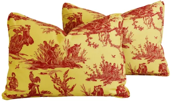 Pierre Deux French Toile Pillows - Set of 2