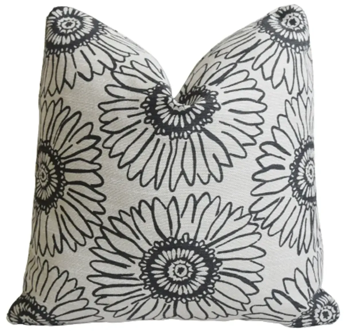 Perennials Sunflowers Linen Pillows - Pr