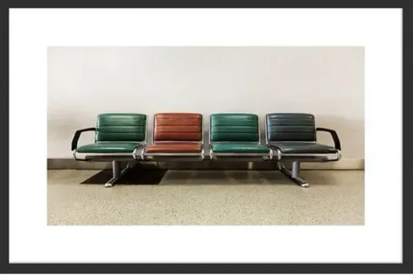 Jeff Seltzer - Airport Chairs V2 Photograph