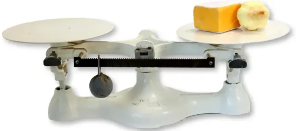 1920s Cast Iron Balance Scale