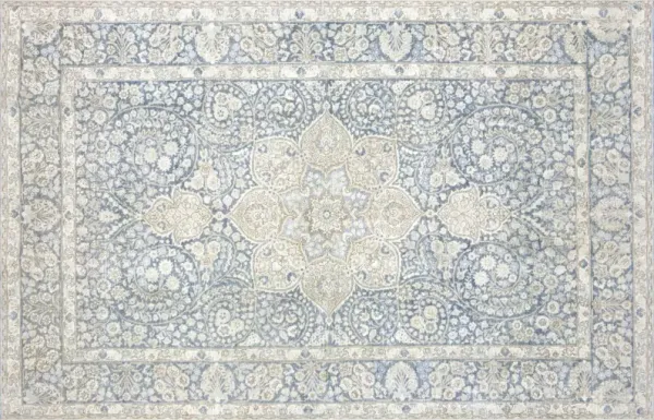 1920s Persian Tabriz Rug - 7' x 10'10" - Nalbandian - Blue - Blue