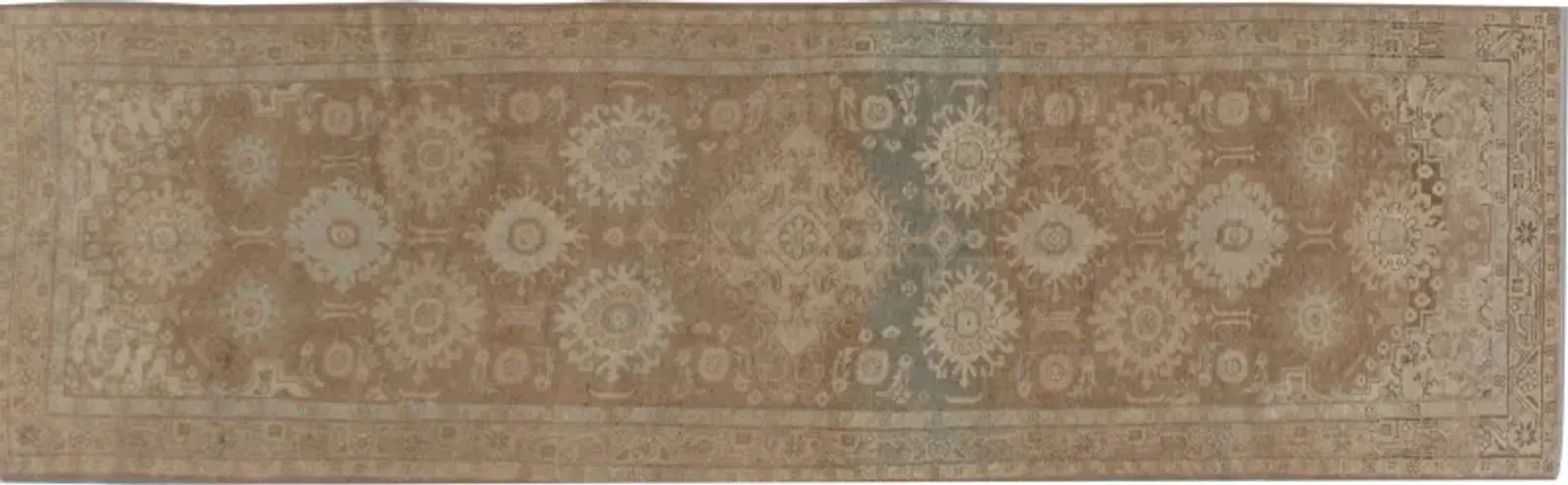 Turkish Oushak Runner 3' x 9'7' - Beige