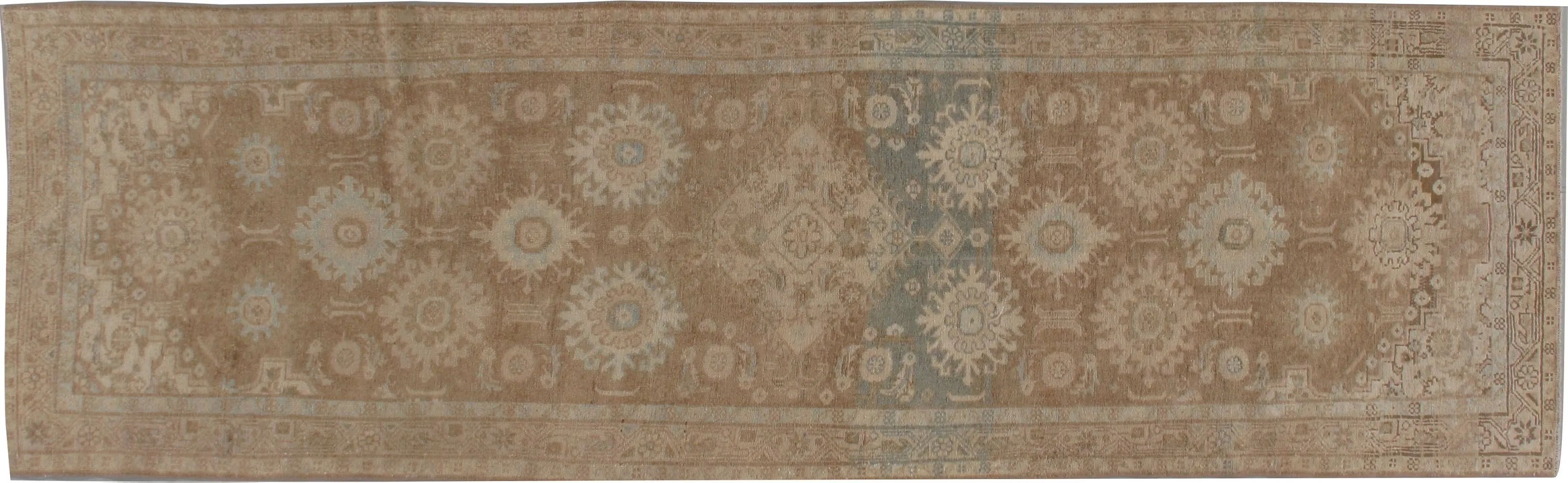 Turkish Oushak Runner 3' x 9'7' - Beige