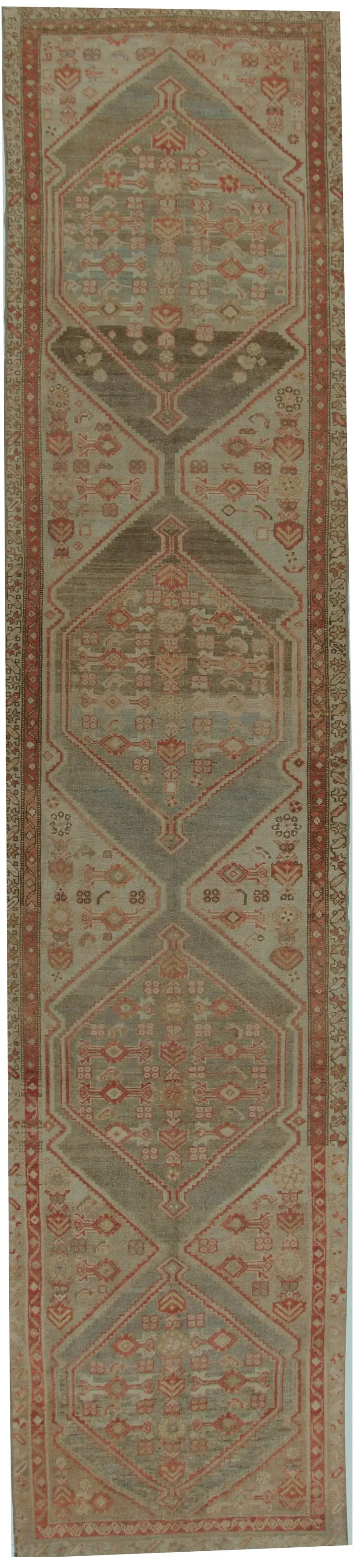 Persian Malayer Runner 3'7 x 16' - Beige