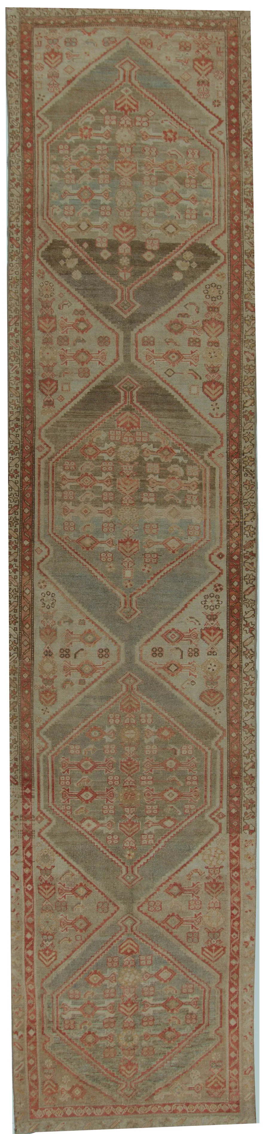 Persian Malayer Runner 3'7 x 16' - Beige