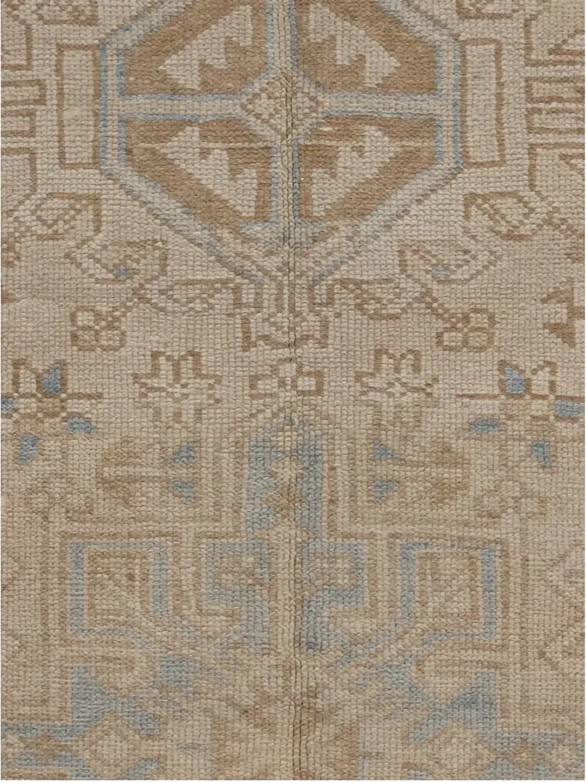 Turkish Oushak Runner 3' x 10'4' - Beige