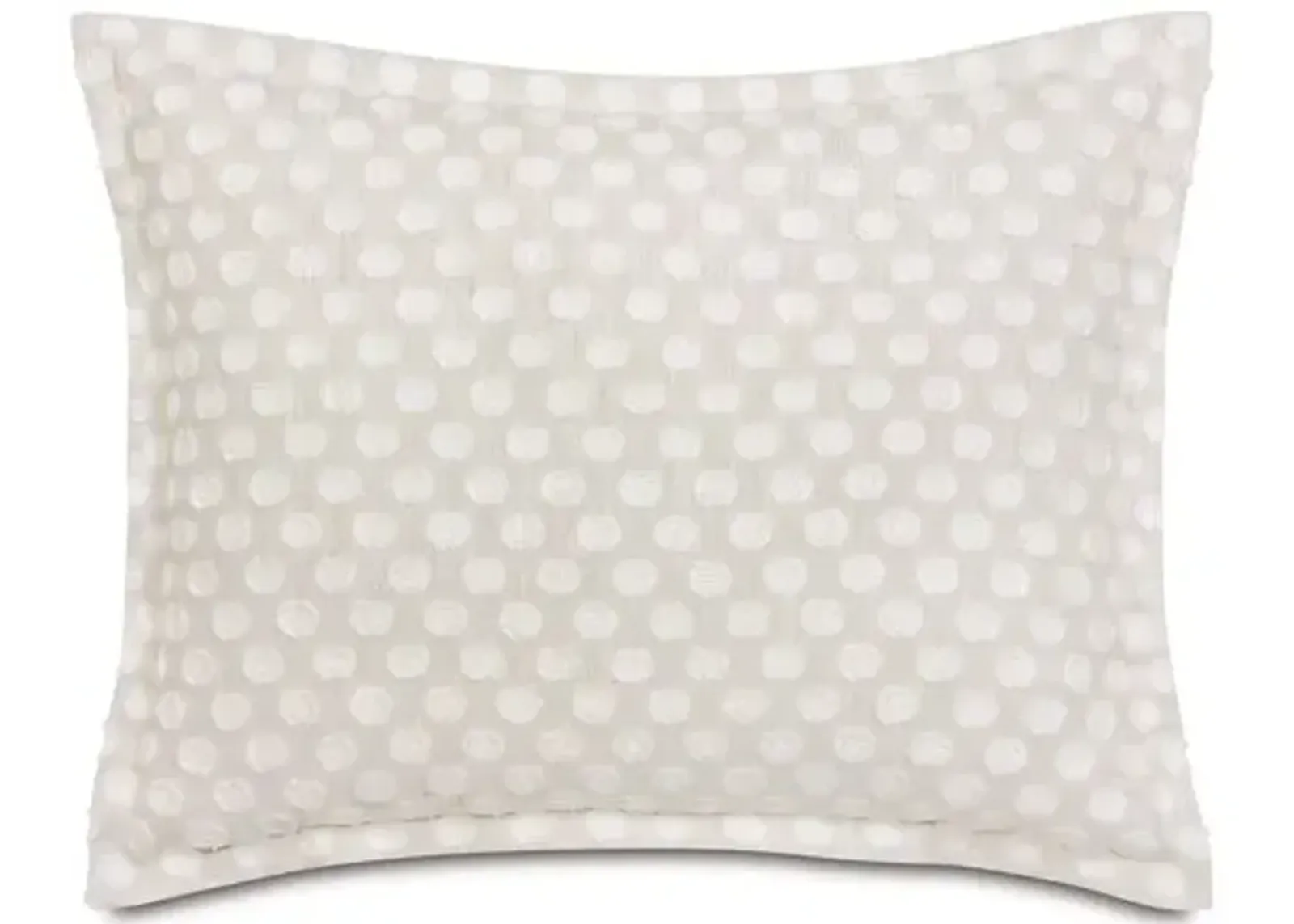 Lillia Polka Dot Sham - Ivory - Eastern Accents