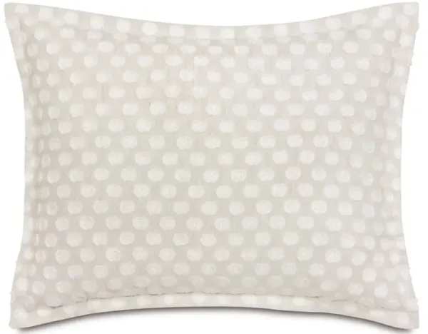 Lillia Polka Dot Sham - Ivory - Eastern Accents