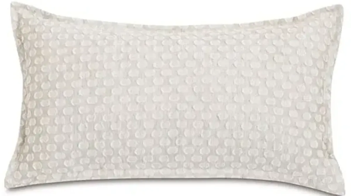 Lillia Polka Dot Sham - Ivory - Eastern Accents