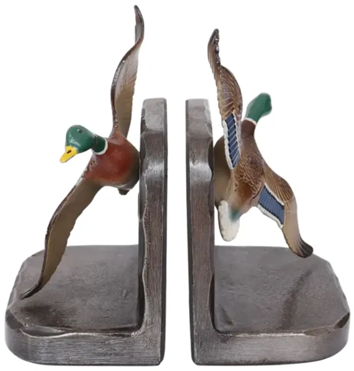 Mallard Duck Bookends - a Pair - Interesting Things - Brown