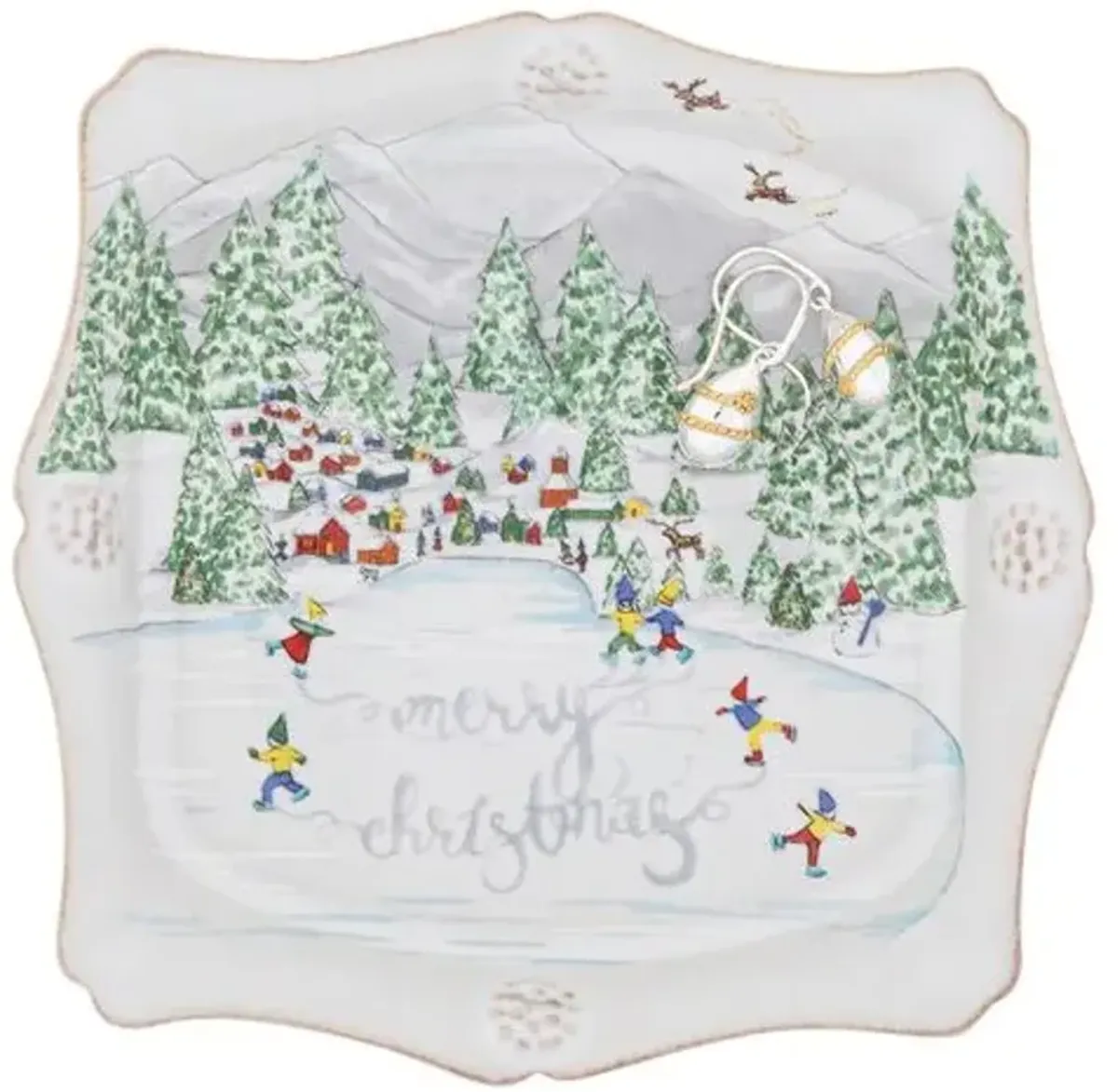 Berry & Thread Christmas Tray - Juliska - Multi