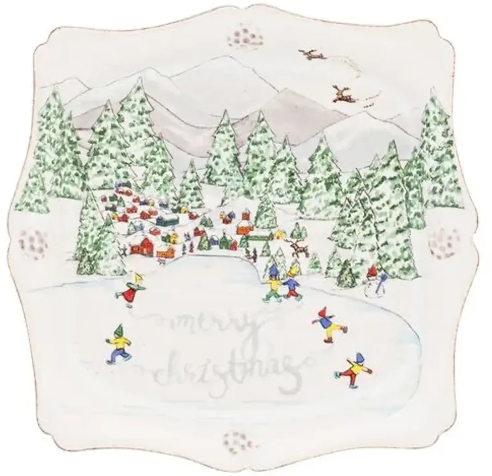 Berry & Thread Christmas Tray - Juliska - Multi